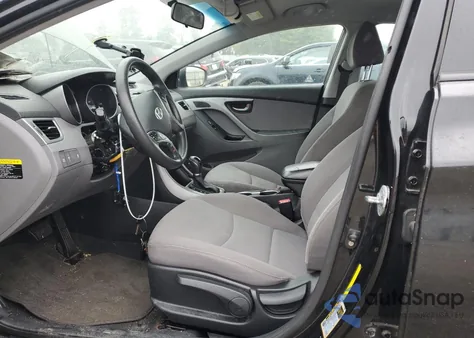 2014 Hyundai Elantra Se из США, поврежденный, VIN KMHDH4AE3EU120317